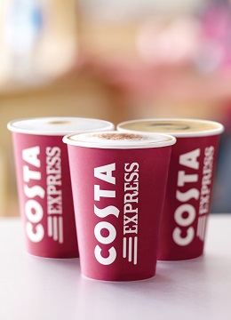 3 costa express cups